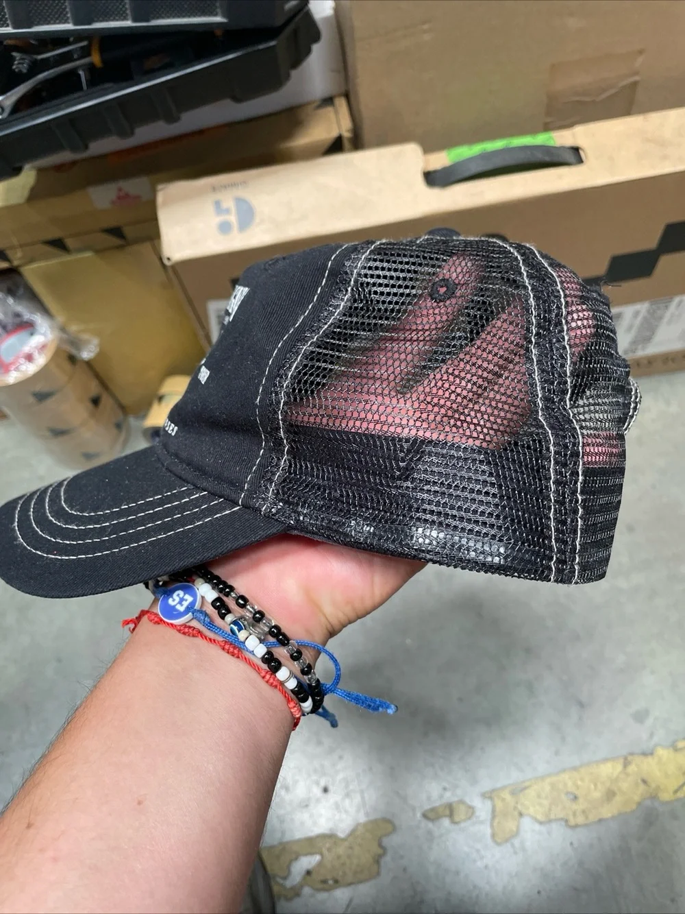 True Religion Trucker Buddha World Tour Hat Cap SnapBack Adjustable